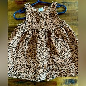 BABY GAP Dress - Animal Print 6-12 Months (Used once)